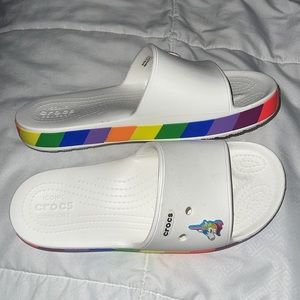 Croc Slides Sandals Rainbow MultiColor